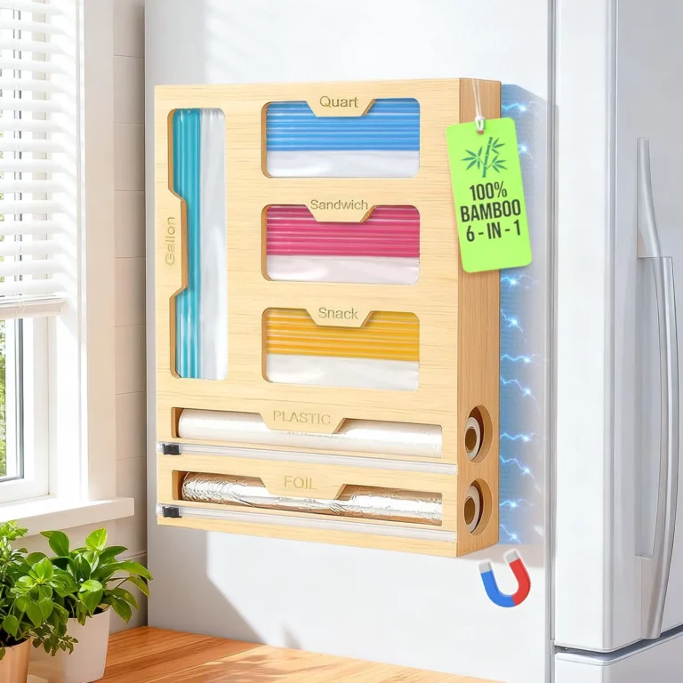 magnetic sandwich bag organizer for kitchen storage by Mylivon