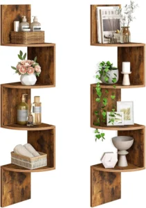 corner wall mounted shelves for kitchen and home storage – Mylivon review
