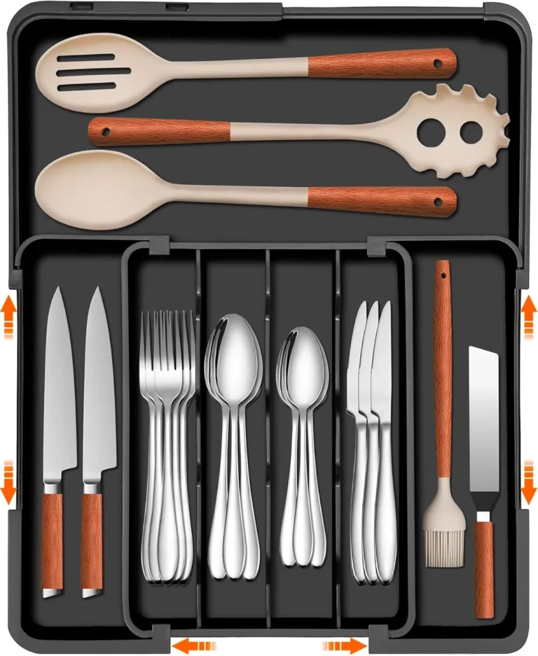 expandable kitchen drawer organizer for utensils and silverware – Mylivon review