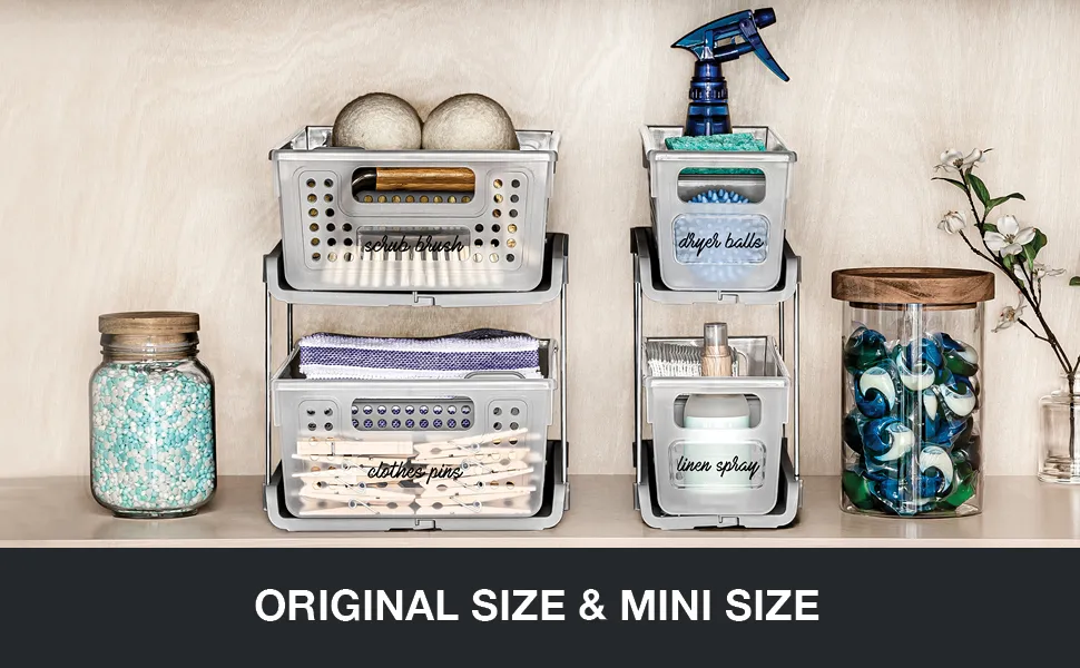 2 tier kitchen organizer with dividers holding dishes and lids – Mylivon
