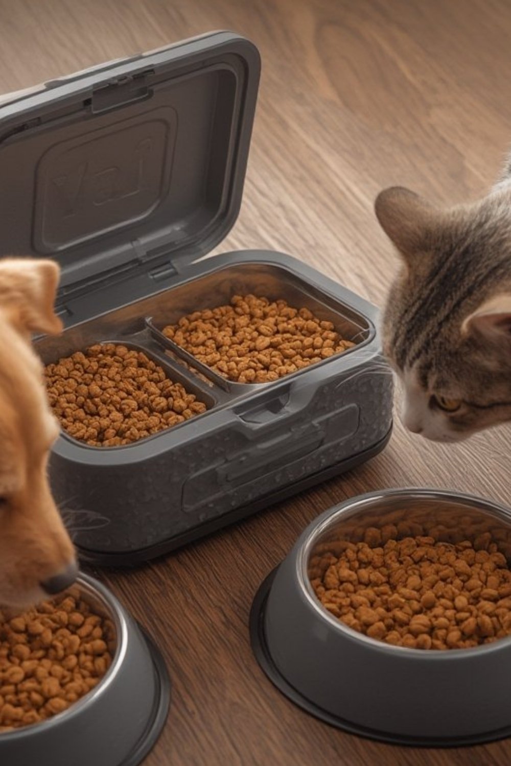 pet food container in use – MyLivon home setup