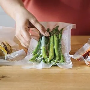 FoodSaver vacuum seal rolls in use – MyLivon freezer setup