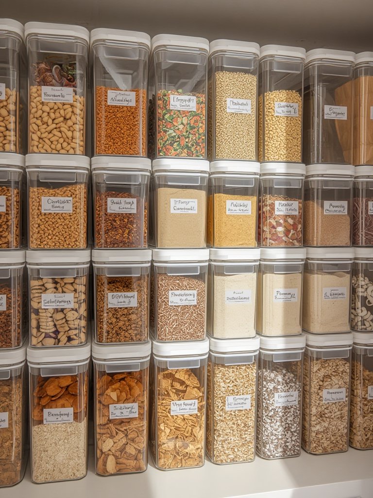 airtight containers in action