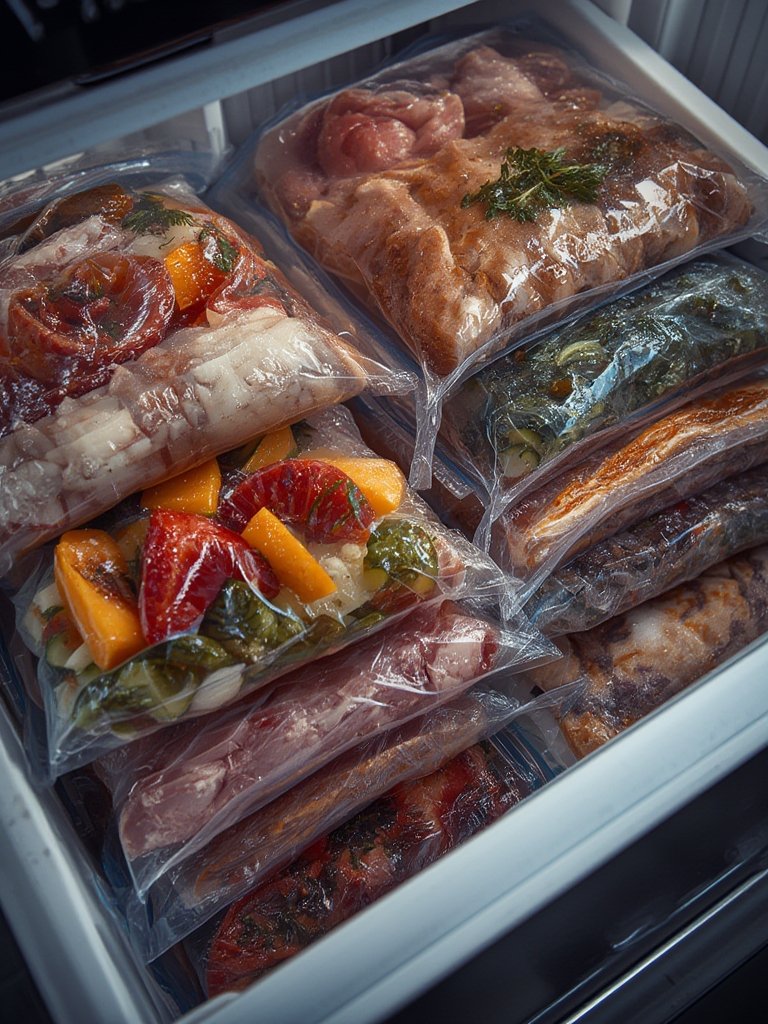 vacuum bags in action