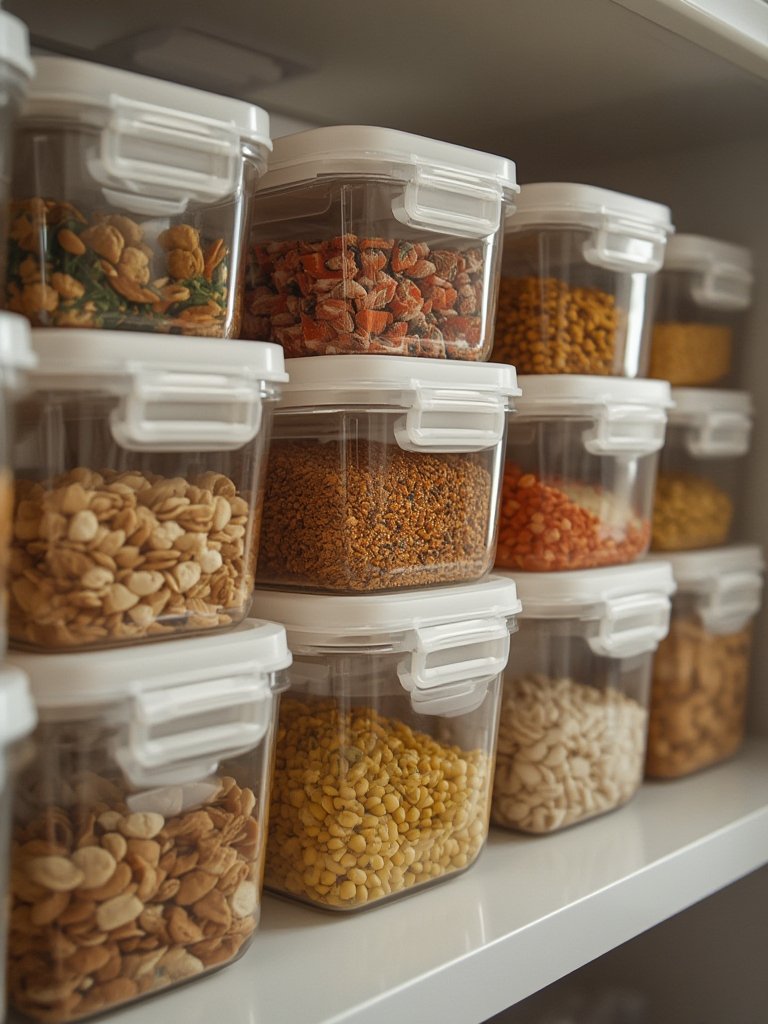 airtight container in action