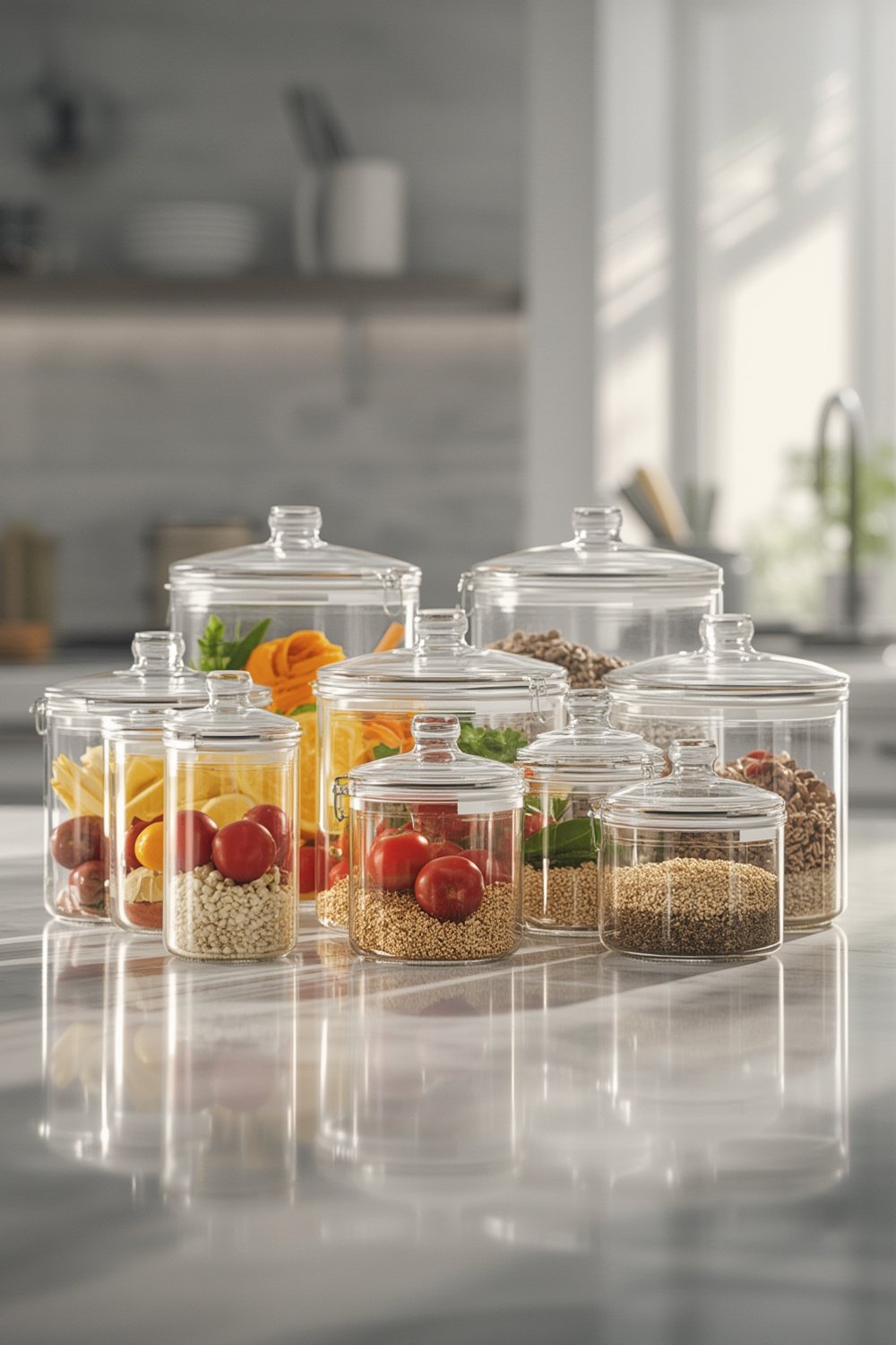 glass containers product view