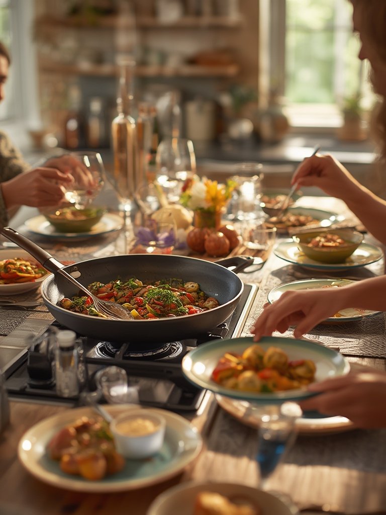 kitchen set in action