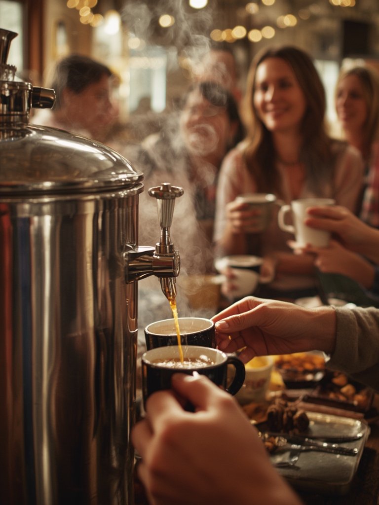 Coffee Urn: 7 Ultimate Secrets For Amazing Brewing In 2026 3 coffee urn in action